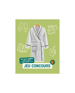 Douceur et style : le peignoir qu’il vous faut est offert ce mois-ci dans vos magasins Leclerc !