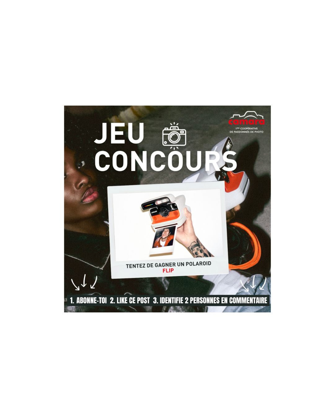 Immortalisez 2026 avec un Polaroid Flip offert par CamaraFrance !