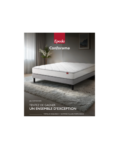 Dormez mieux en 2026 grâce à cet ensemble premium Epeda offert par Conforama
