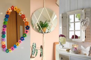 Miroirs décorés (cadre ou angles)