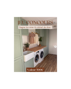 Un nouvel évier et un robinet offerts pour transformer votre cuisine