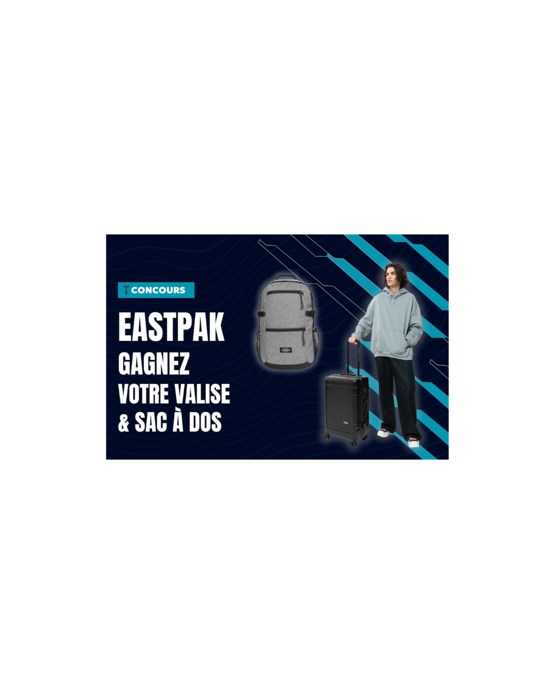 En 2026, partez léger… mais stylé, avec ce duo Eastpak offert