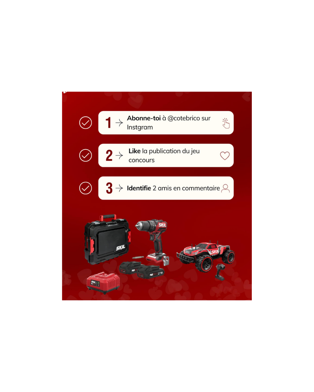 Recevez un pack 100 % plaisir et bricolage signé SKIL