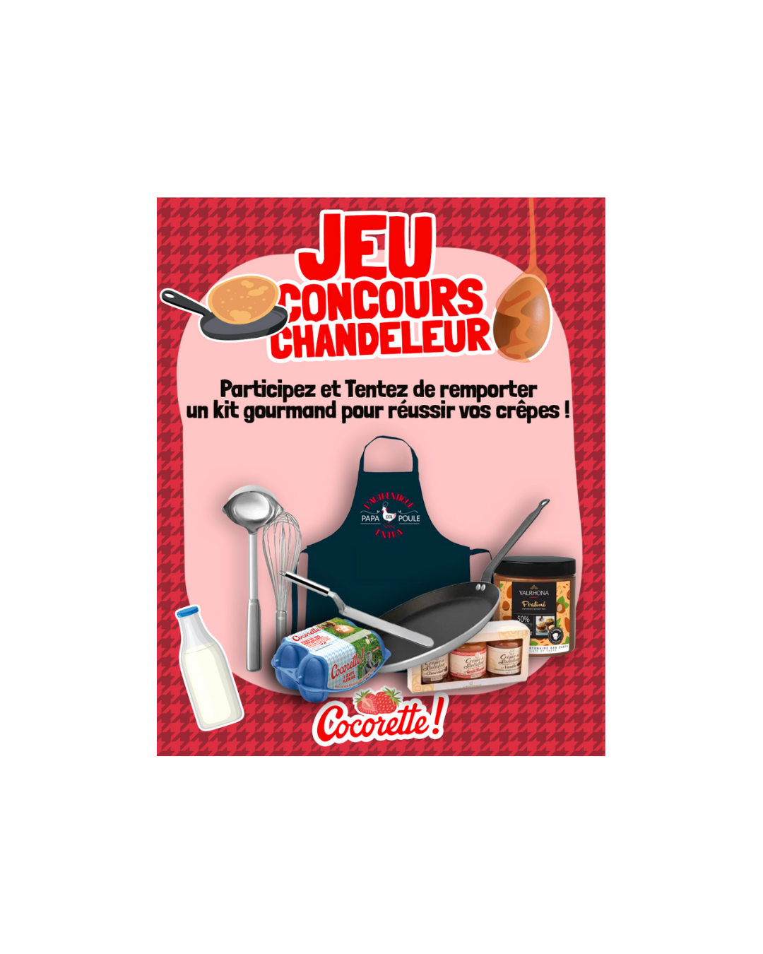 URGENCE CHANDELEUR : plus que 24h pour remporter ce coffret Cocorette ultra gourmand