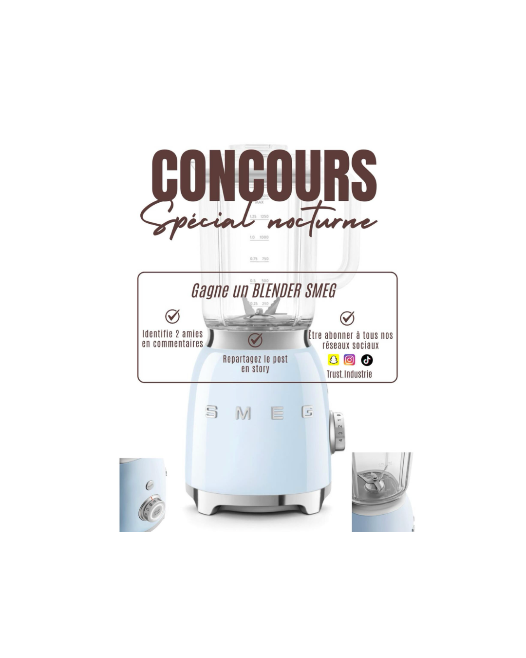 Plus que 24h pour accueillir un blender SMEG chez vous