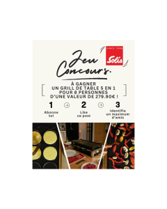 Solis vous offre un grill multifonction pour 8 personnes