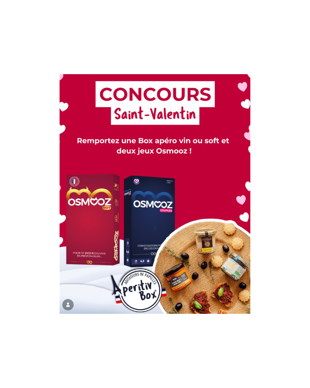 Dernière ligne droite pour recevoir votre box apéro offerte