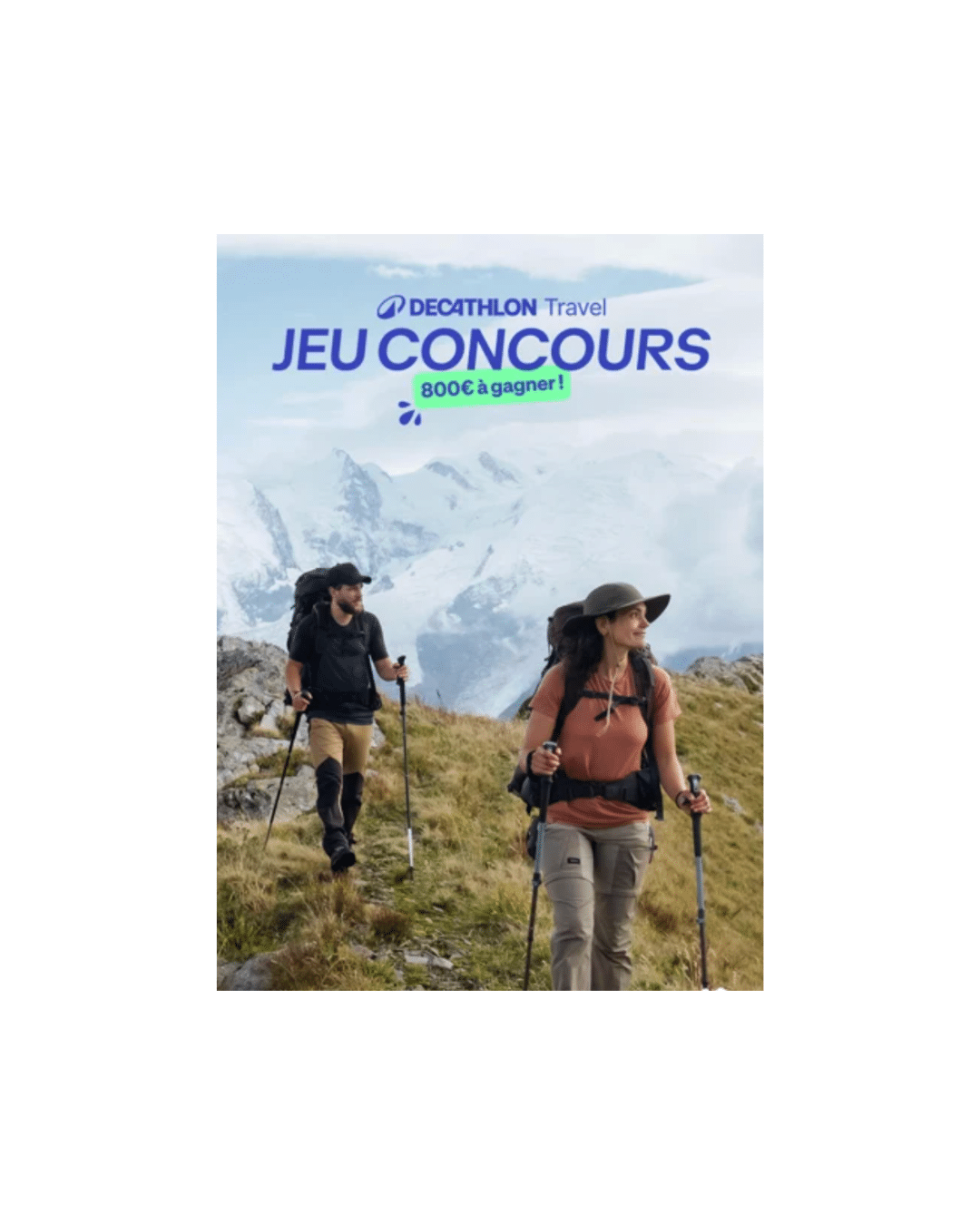 Recevez 800 € pour une aventure inoubliable avec Decathlon Travel