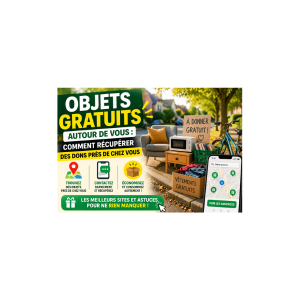 Objets gratuits autour de moi : dons près de chez vous
