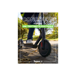 Concours SEPUR 2026 : gagnez une trottinette électrique à 299 € avant le 24 juin