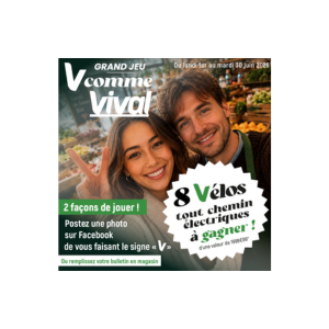 Concours Vival 2026 : gagnez un vélo électrique Decathlon à 1 999 € — la mécanique originale