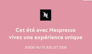 Concours Nespresso juillet 2026 : 3 machines Essenza Mini à 119 € — rejouez chaque jour