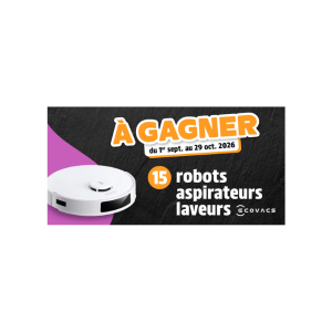 Concours Maître Coq : gagnez 15 robots aspirateurs laveurs Ecovacs
