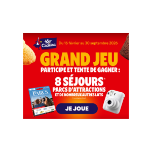 Concours Ker Cadélac : gagnez des Instax Mini et des paniers gourmands